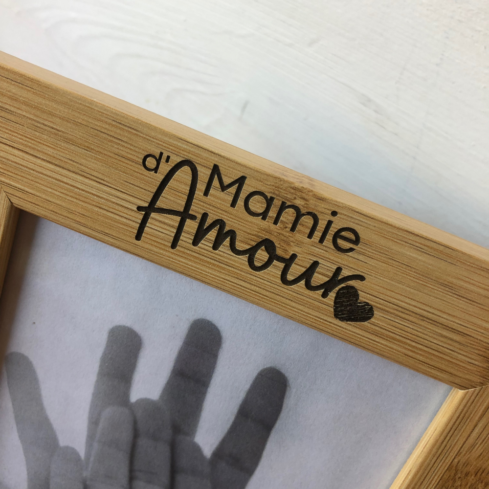 Cadre personnalisé Mamie d'Amour