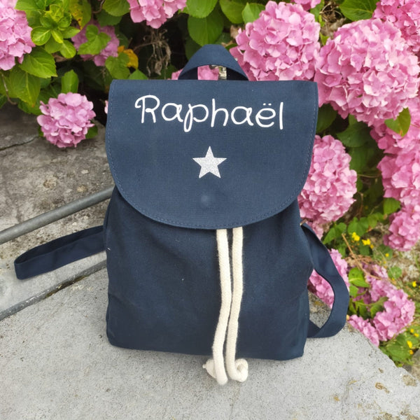 Sac à dos tissu enfant personnalisable