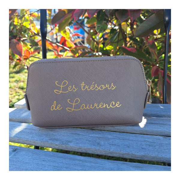 Petite pochette en simili personnalisable